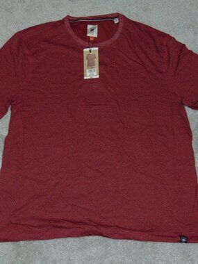 Copper & Oak Mens Short Sleeve T Shirt XXL Cotton Red Crew Neck
